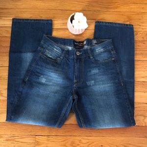 NWT Men's Bleecker and Mercer Denim Jeans Straight Fit Size 32X32